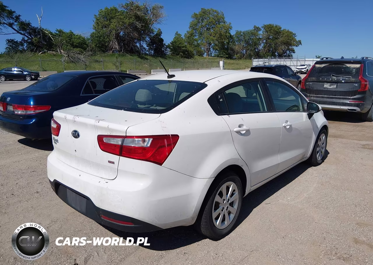2014 Kia Rio Lx VIN:KNADM4A35E6356242 - 4