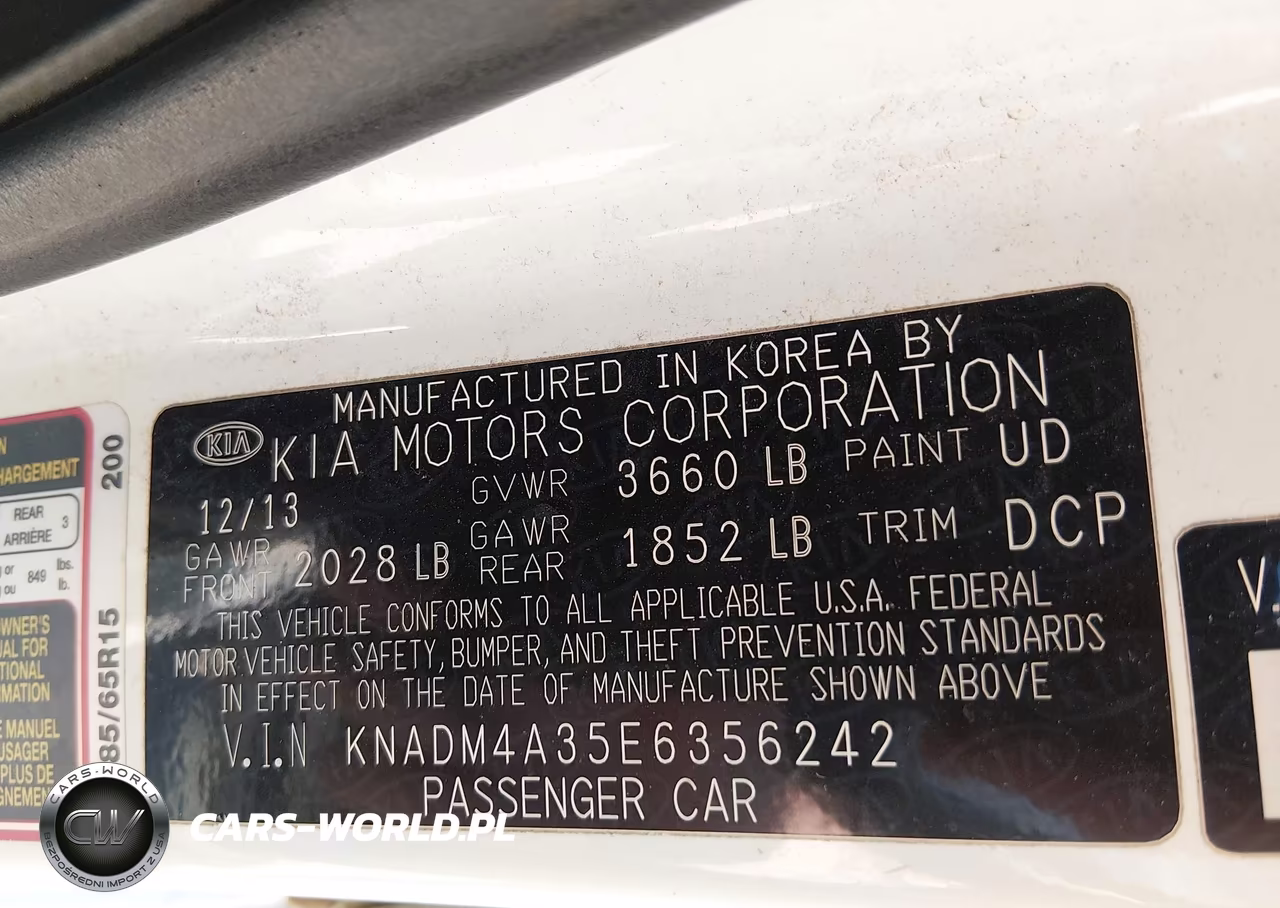 2014 Kia Rio Lx VIN:KNADM4A35E6356242 - 9