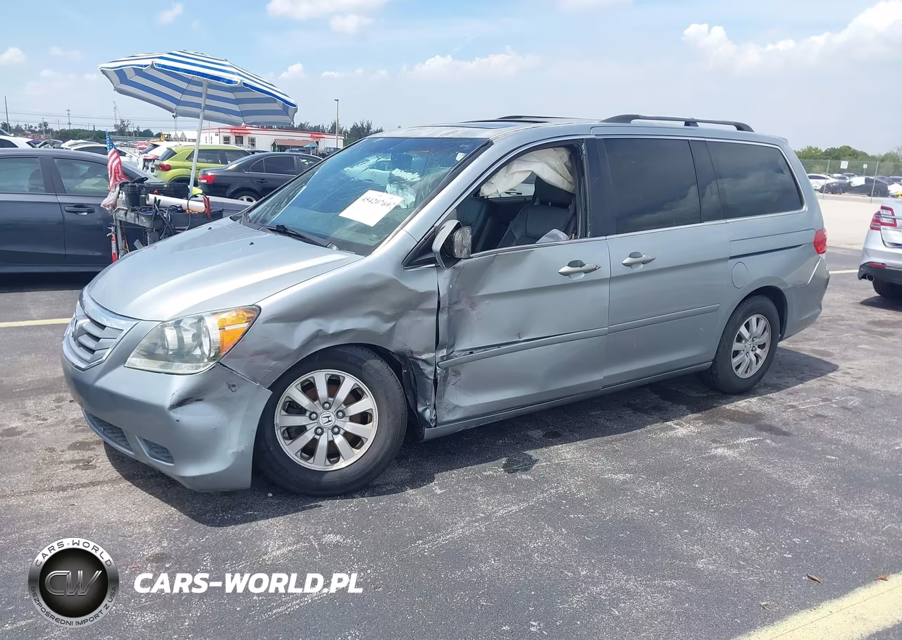 2008 HONDA ODYSSEY EX-L VIN:5FNRL38668B104532 - 2