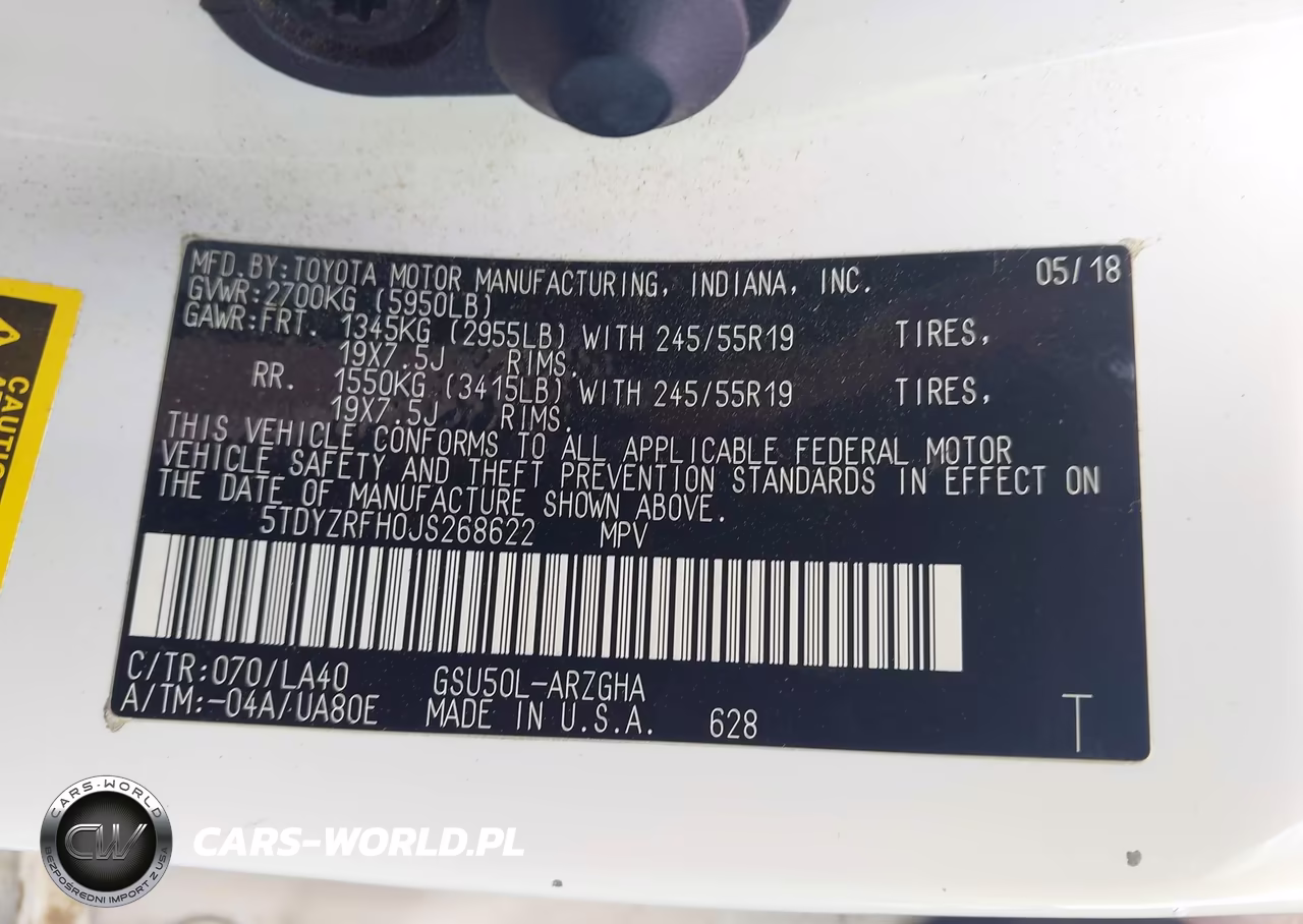 2018 Toyota Highlander Limited VIN:5TDYZRFH0JS268622 - 9