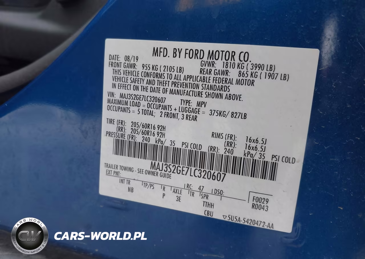 2020 Ford Ecosport Se VIN:MAJ3S2GE7LC320607 - 9