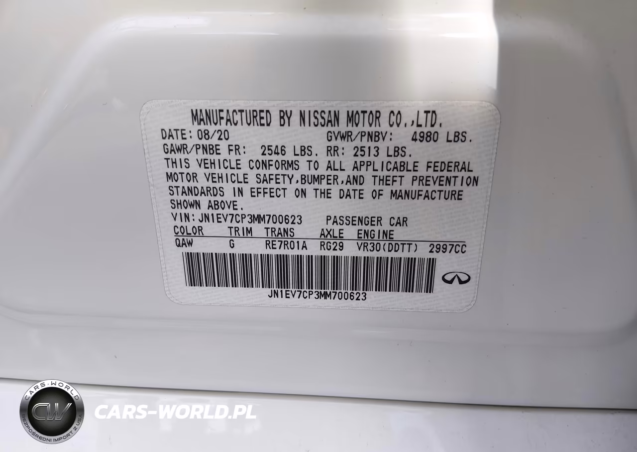 2021 Infiniti Q50 Sensory VIN:JN1EV7CP3MM700623 - 9