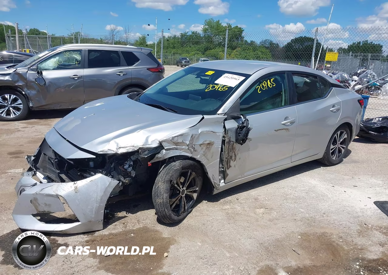 2021 Nissan Sentra Sv Xtronic Cvt VIN:3N1AB8CV6MY223422 - 2
