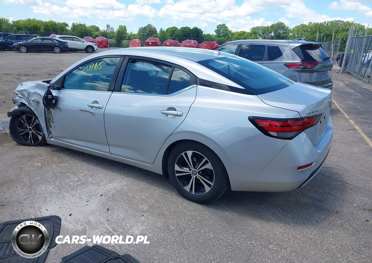 2021 Nissan Sentra Sv Xtronic Cvt VIN:3N1AB8CV6MY223422 - 3