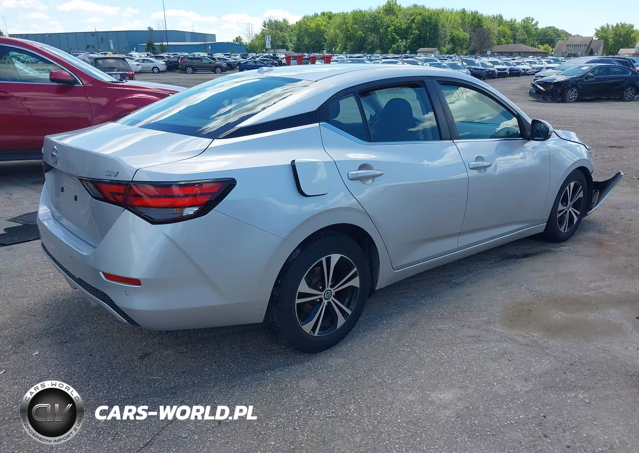 2021 Nissan Sentra Sv Xtronic Cvt VIN:3N1AB8CV6MY223422 - 4