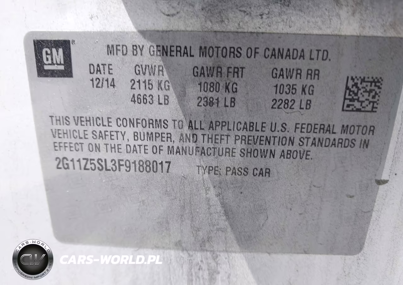 2015 Chevrolet Impala Ls VIN:2G11Z5SL3F9188017 - 9