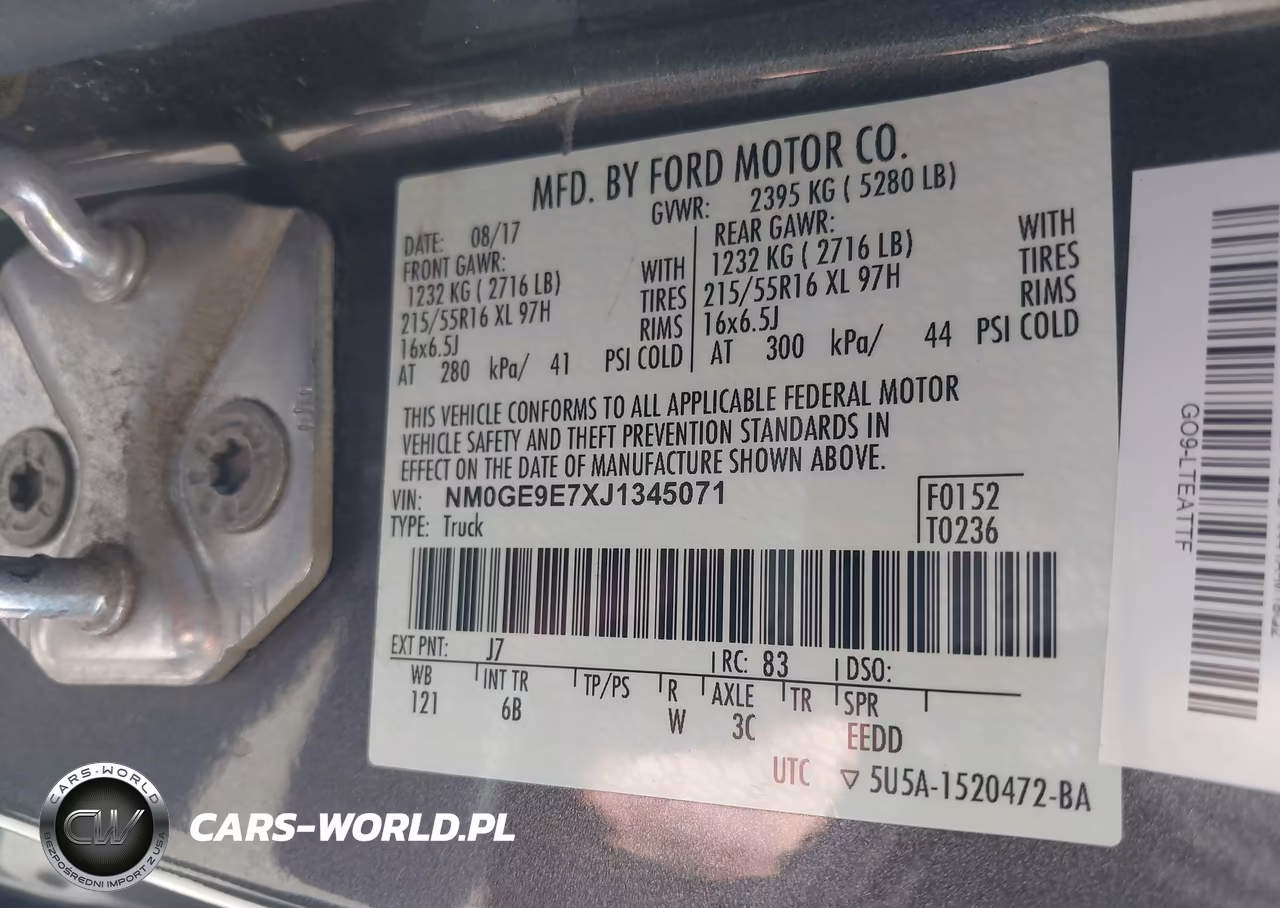 2018 Ford Transit Connect Xl VIN:NM0GE9E7XJ1345071 - 9