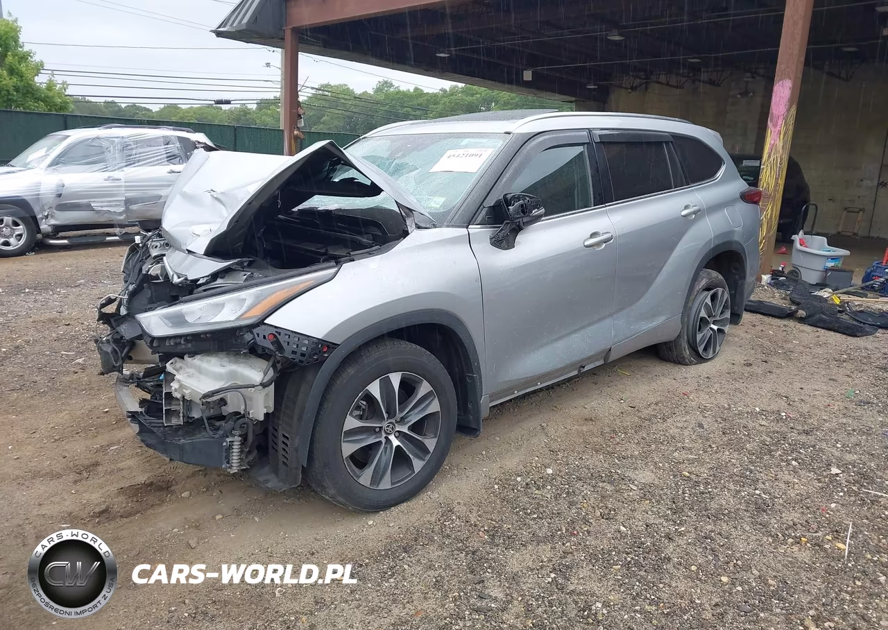 2020 Toyota Highlander Xle VIN:5TDGZRBH0LS000593 - 2