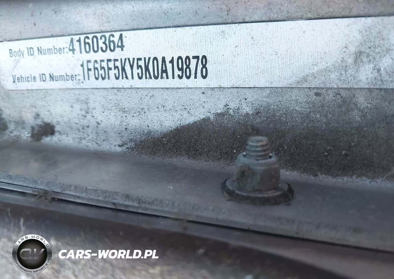 2019 Ford F-59 Commercial Stripped VIN:1F65F5KY5K0A19878 - 8
