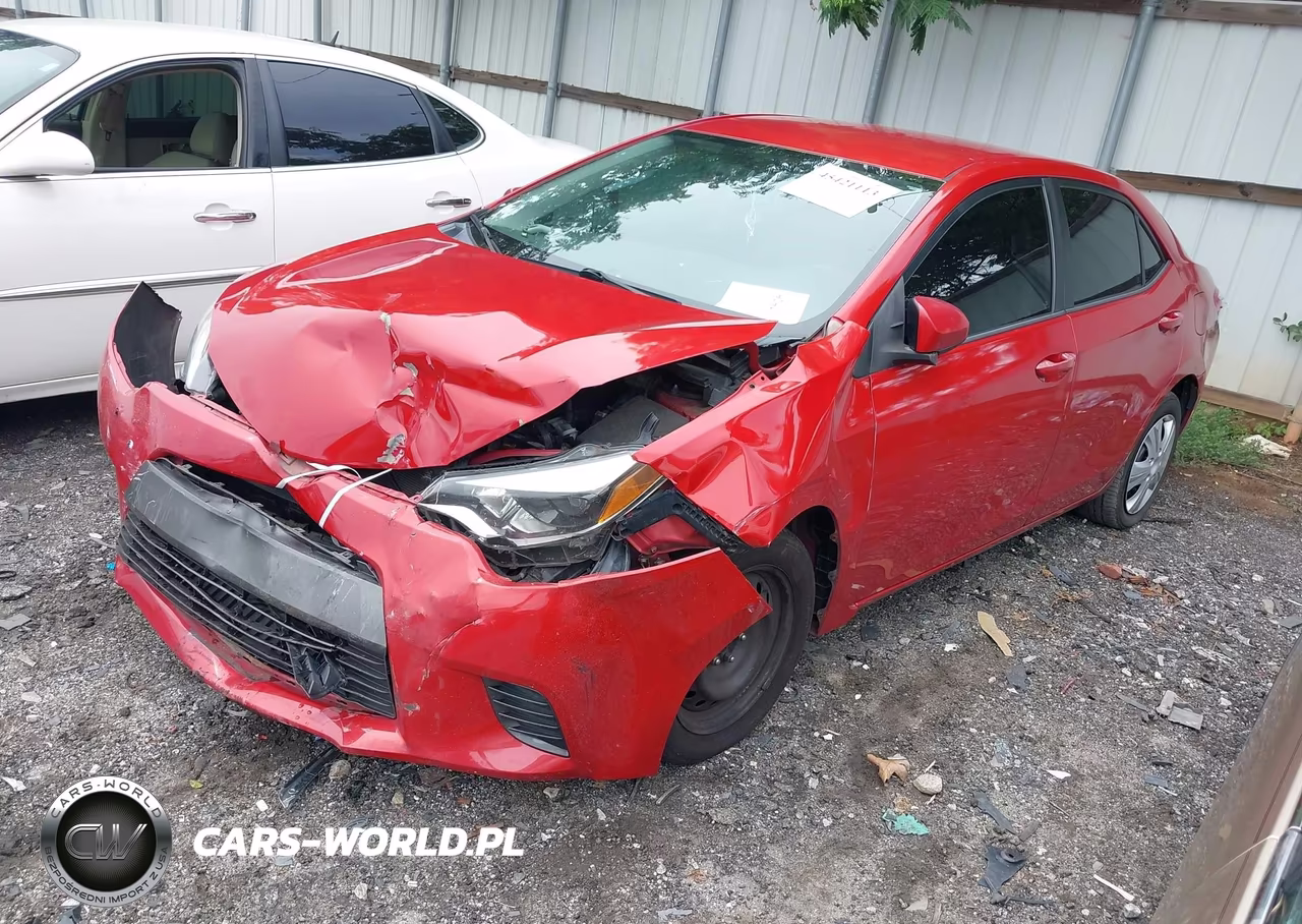 2015 Toyota Corolla Le VIN:5YFBURHE7FP304801 - 2