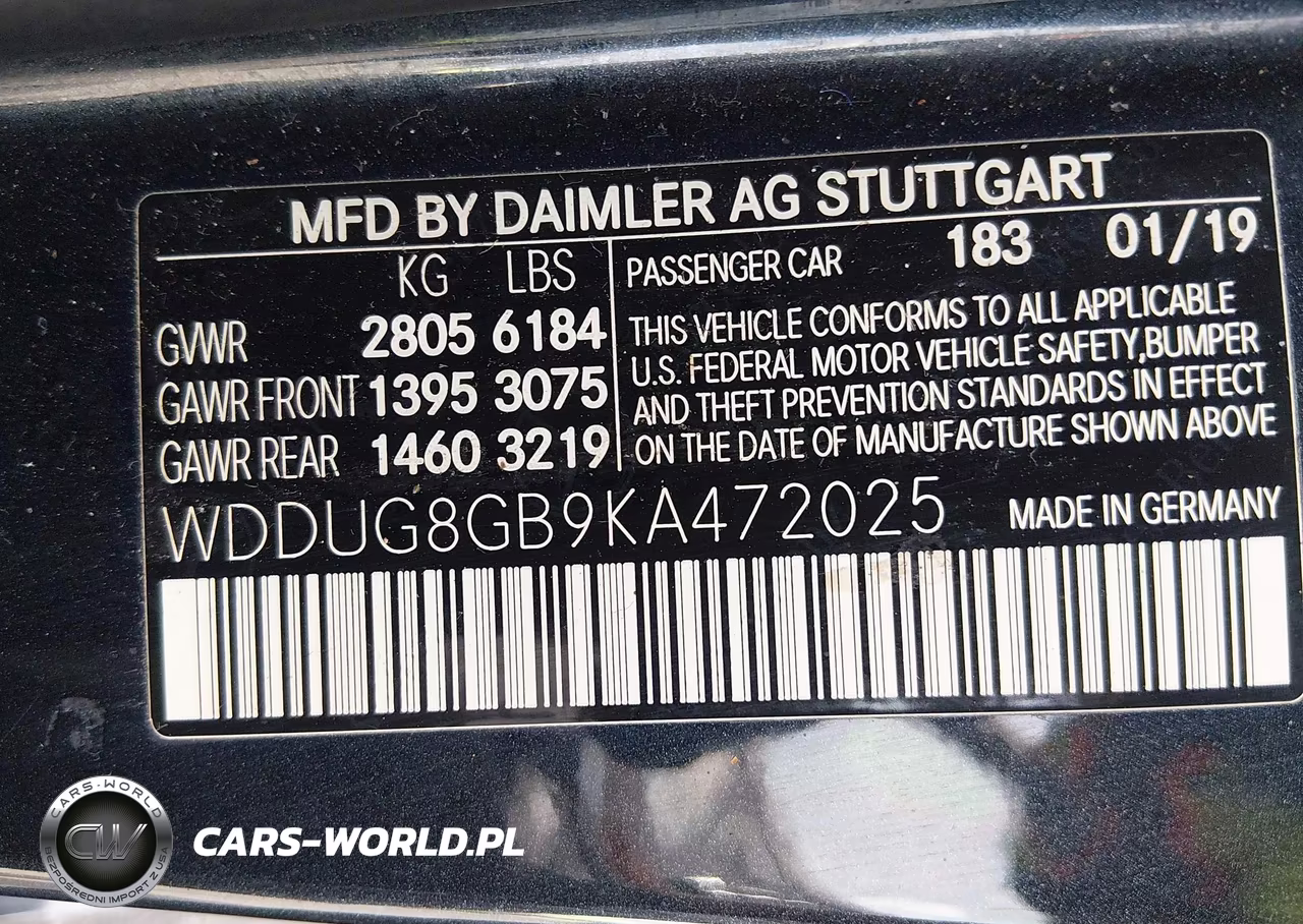 2019 Mercedes-Benz S 560 4Matic VIN:WDDUG8GB9KA472025 - 9