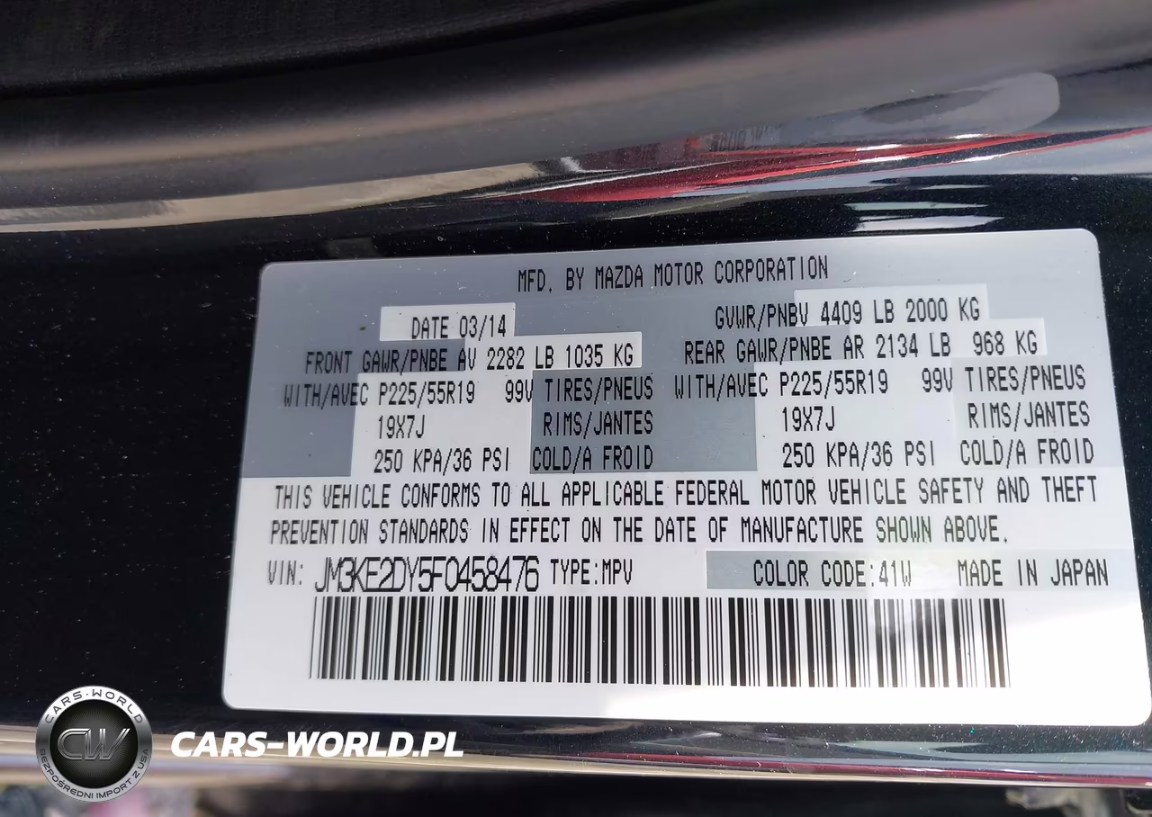 2015 Mazda Cx-5 Grand Touring VIN:JM3KE2DY5F0458476 - 9