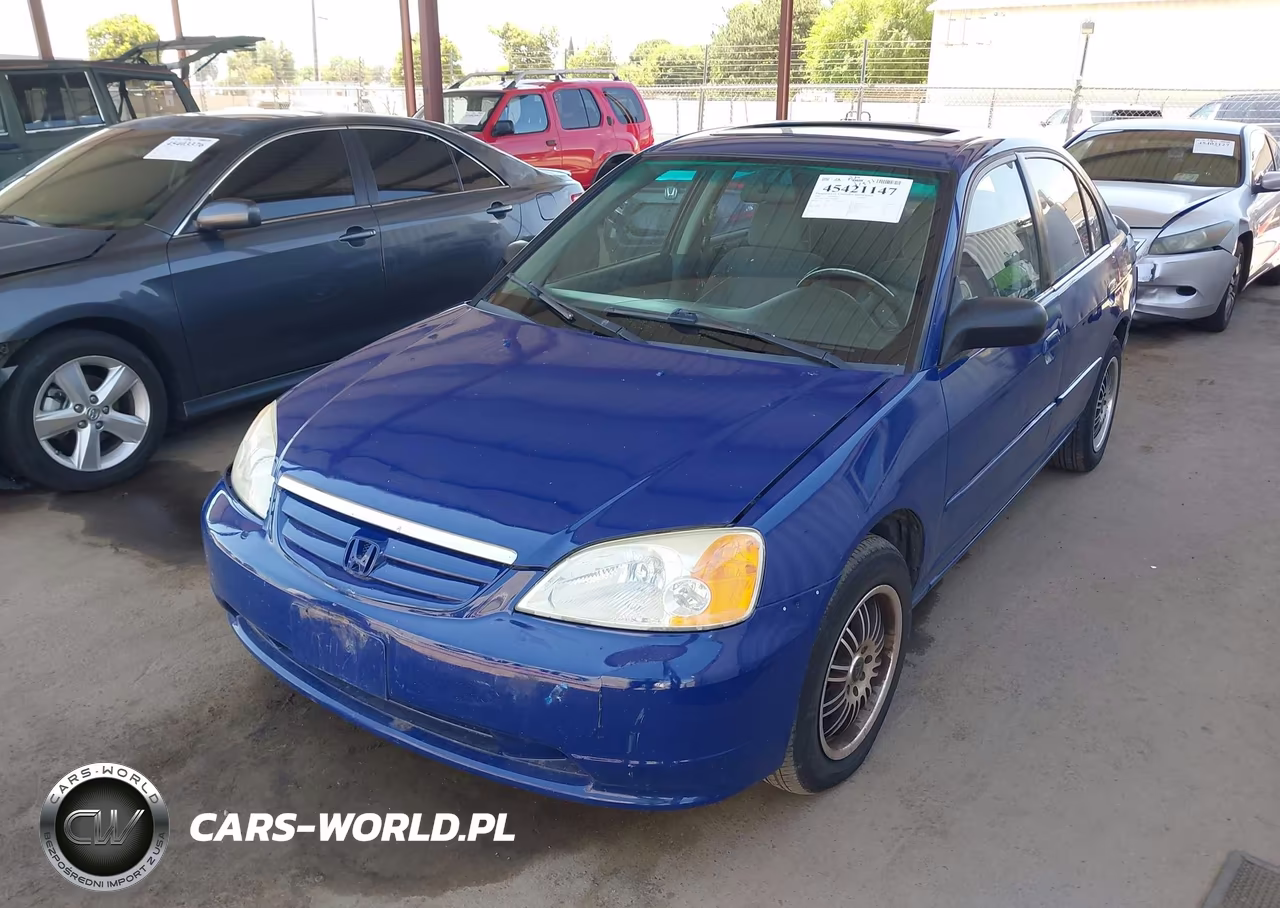 2001 Honda Civic Ex VIN:2HGES26751H562040 - 2
