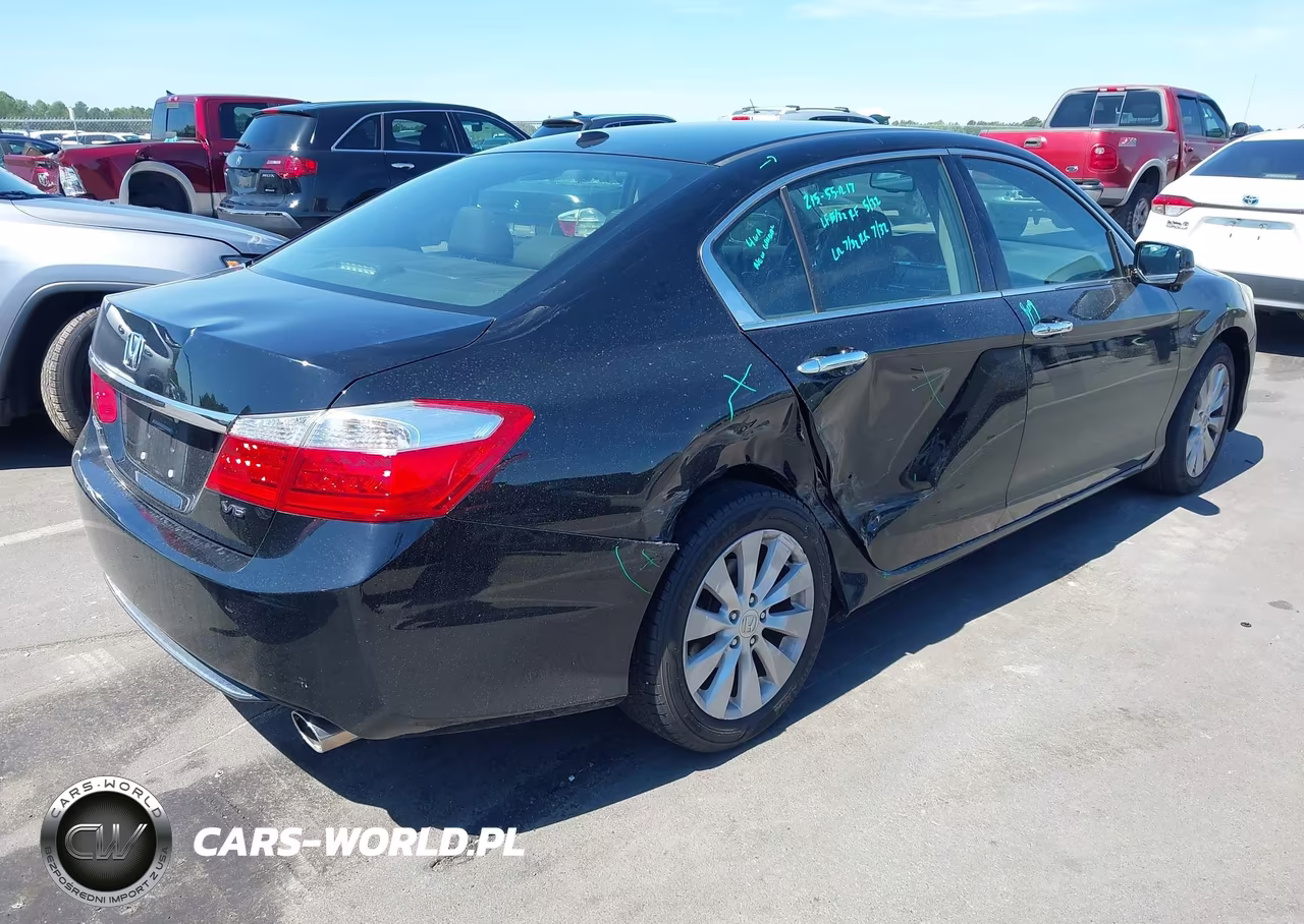 2014 Honda Accord Ex-L V-6 VIN:1HGCR3F86EA008348 - 4