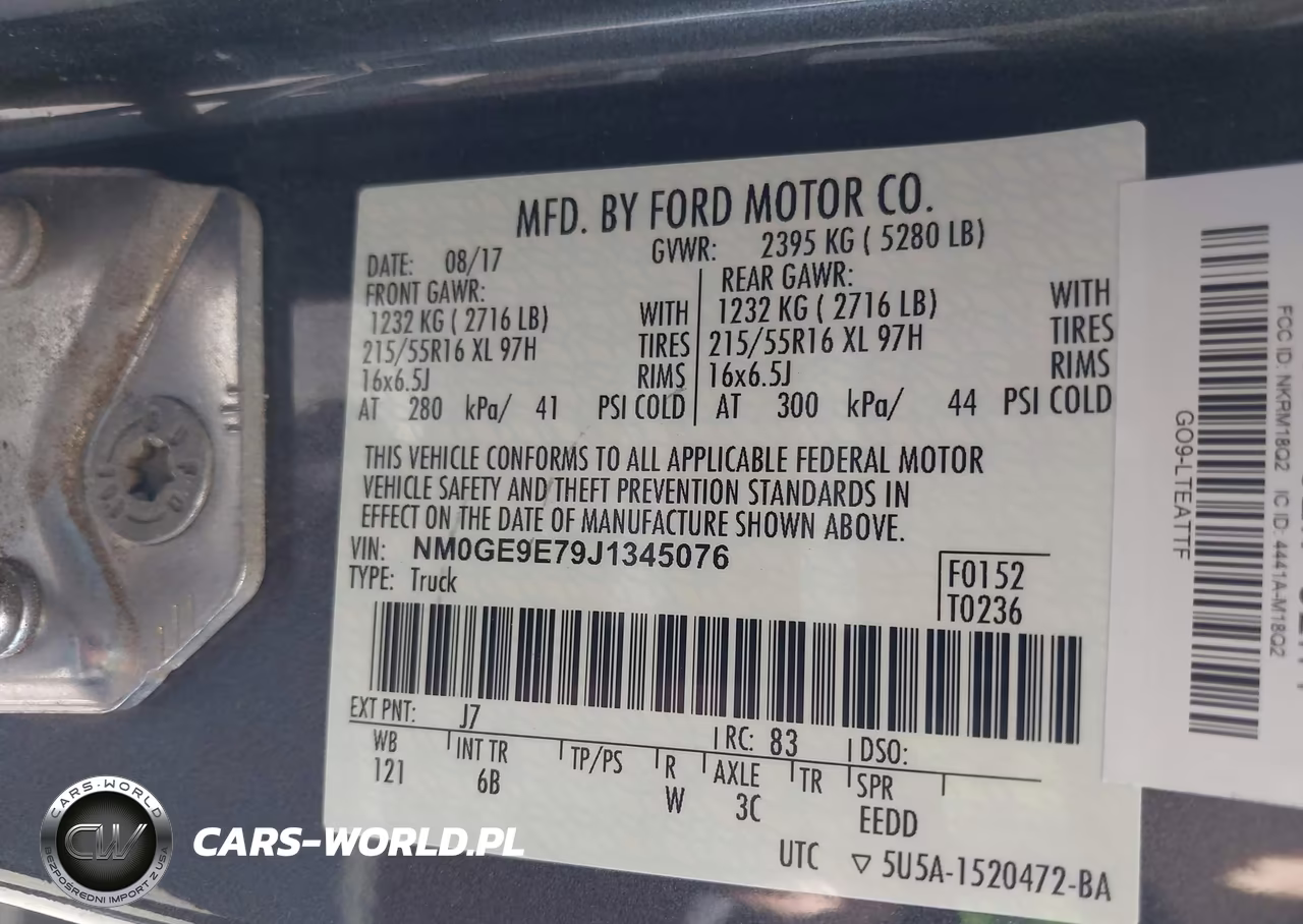 2018 Ford Transit Connect Xl VIN:NM0GE9E79J1345076 - 9
