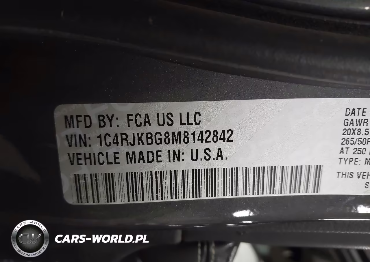 2021 Jeep Grand Cherokee L Limited 4X4 VIN:1C4RJKBG8M8142842 - 9