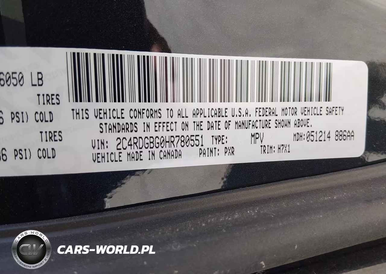 2017 Dodge Grand Caravan Se VIN:2C4RDGBG0HR780551 - 9