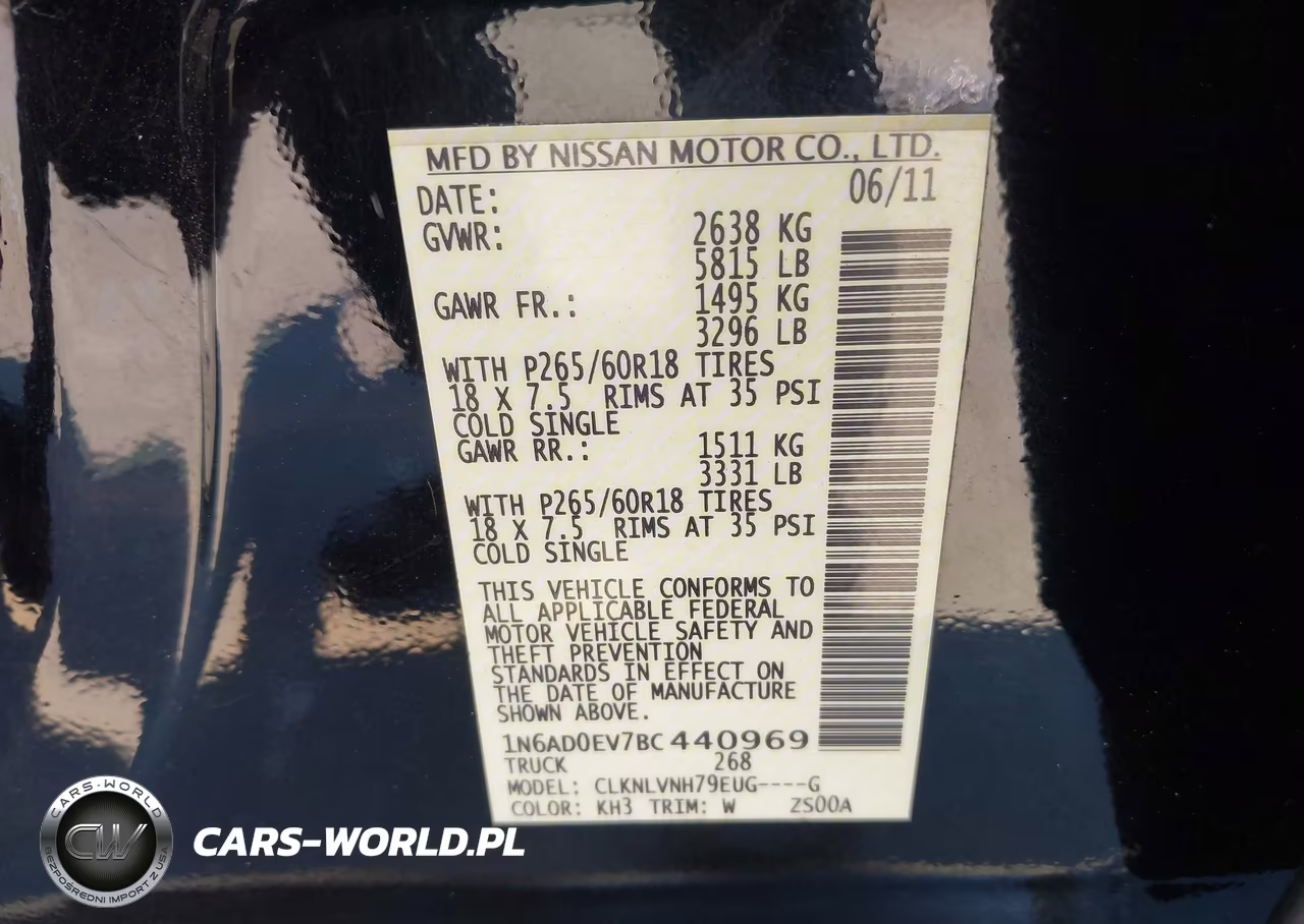 2011 Nissan Frontier Sl VIN:1N6AD0EV7BC440969 - 9