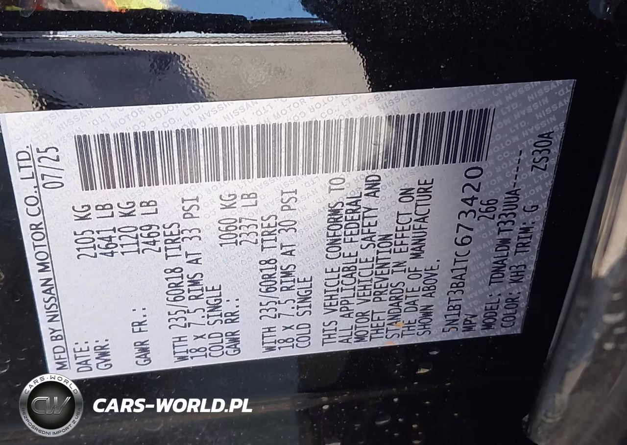 2026 Nissan Rogue Sv VIN:5N1BT3BA1TC673420 - 9