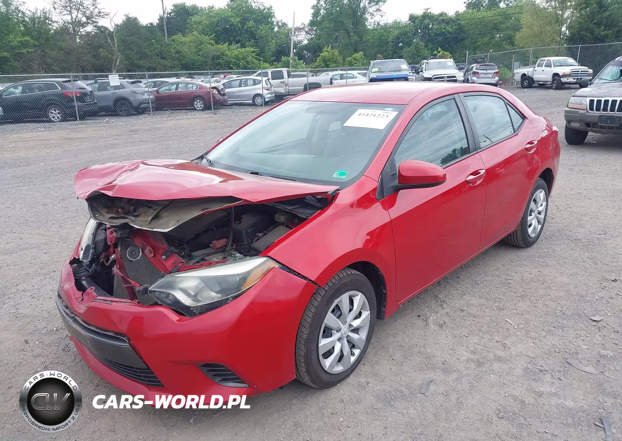 2015 Toyota Corolla Le VIN:2T1BURHE3FC338315 - 2