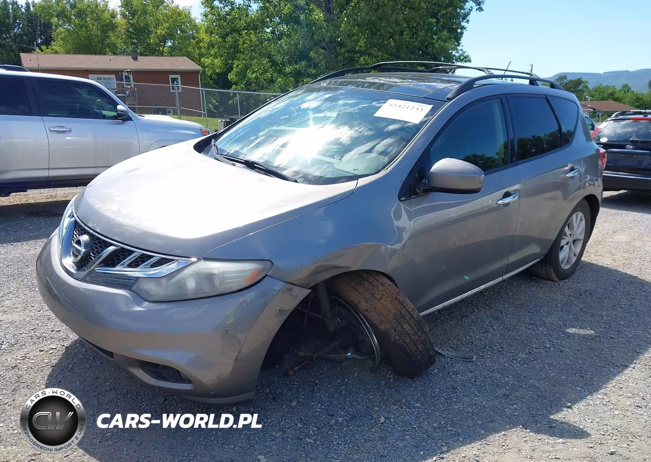 2012 Nissan Murano Sl VIN:JN8AZ1MUXCW113909 - 6