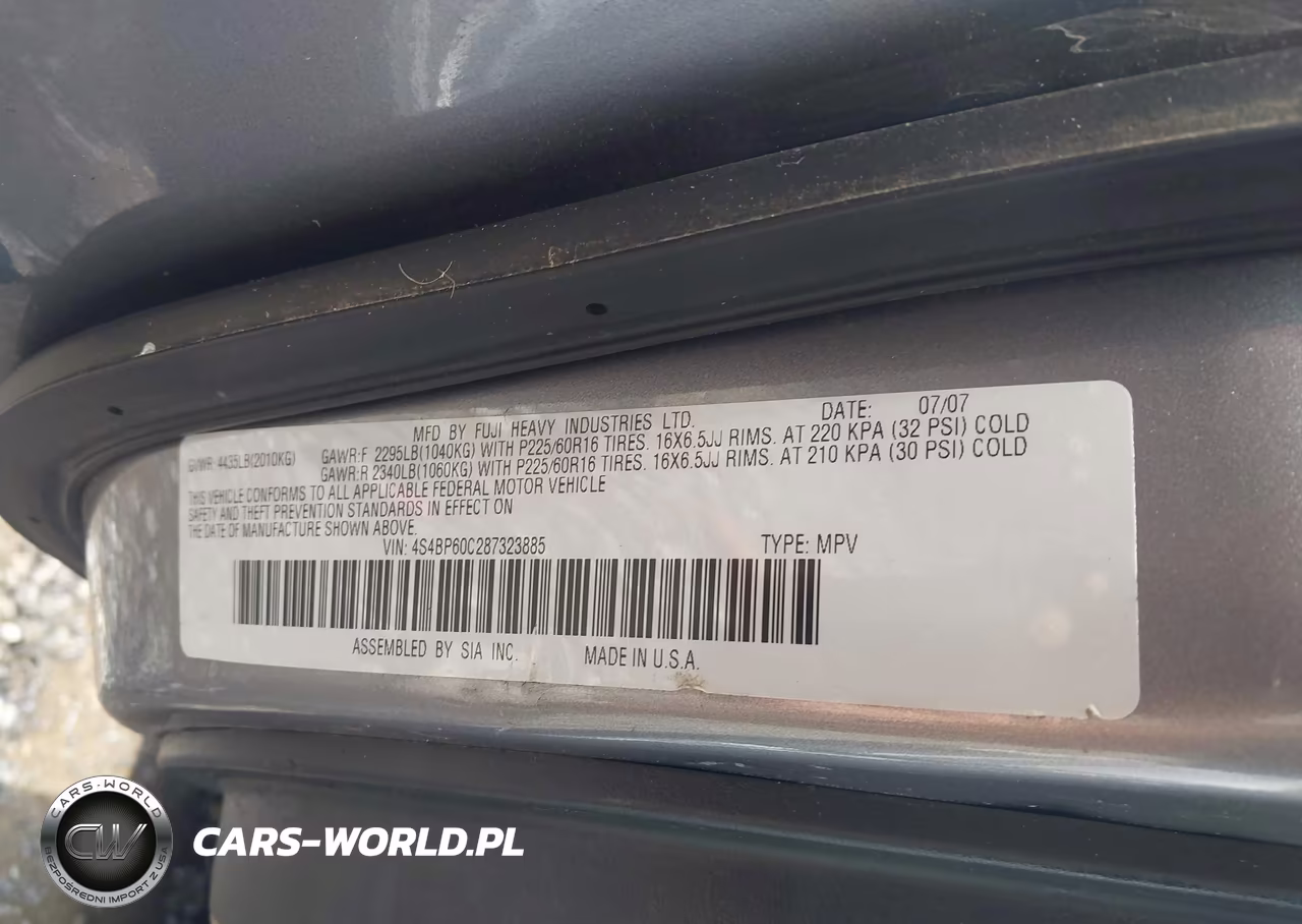 2008 Subaru Outback VIN:4S4BP60C287323885 - 9