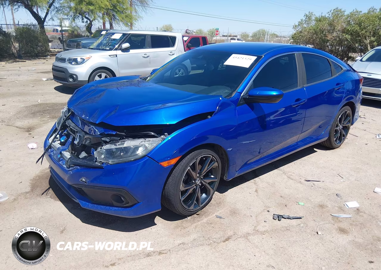 2020 Honda Civic Sport VIN:19XFC2F80LE002546 - 2