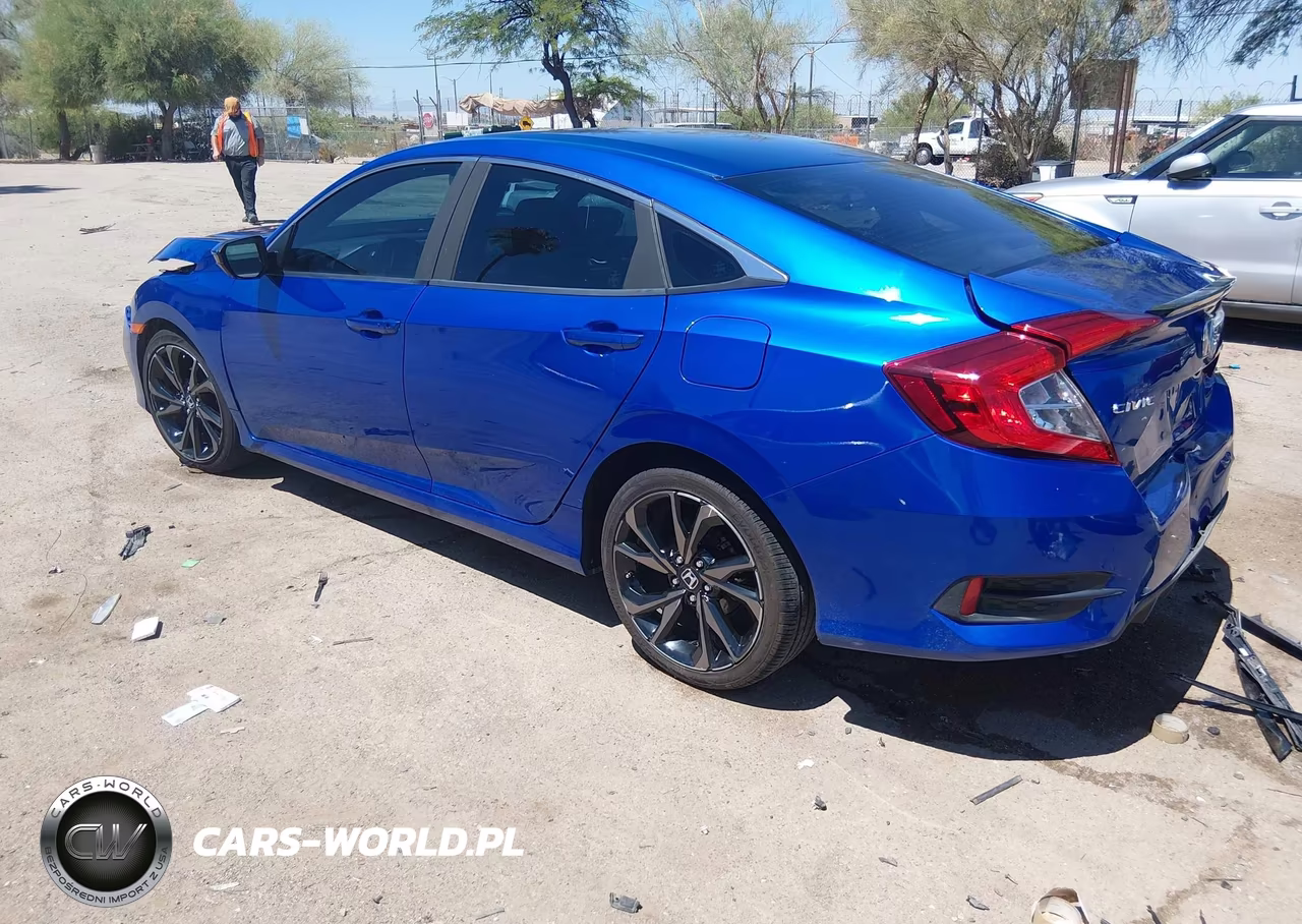 2020 Honda Civic Sport VIN:19XFC2F80LE002546 - 3
