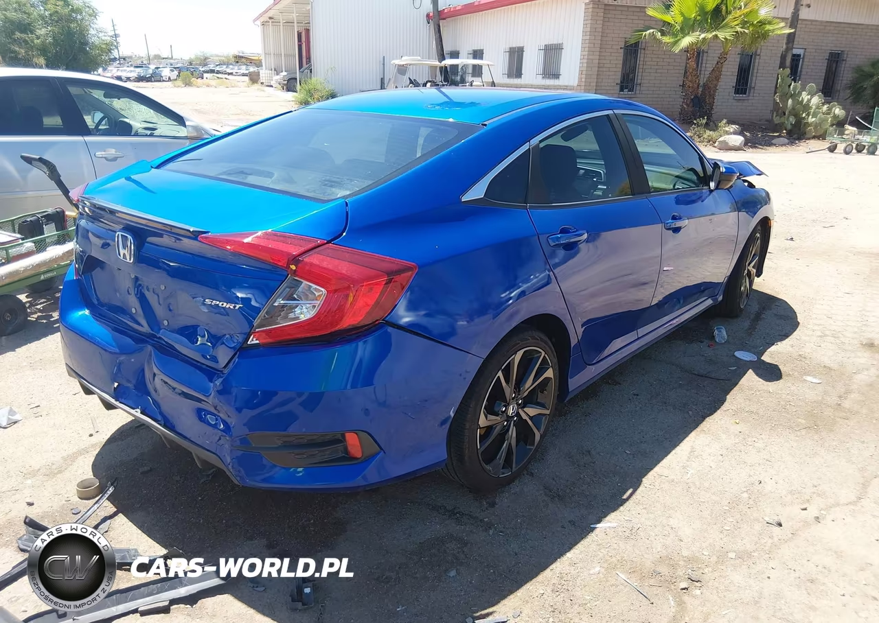 2020 Honda Civic Sport VIN:19XFC2F80LE002546 - 4