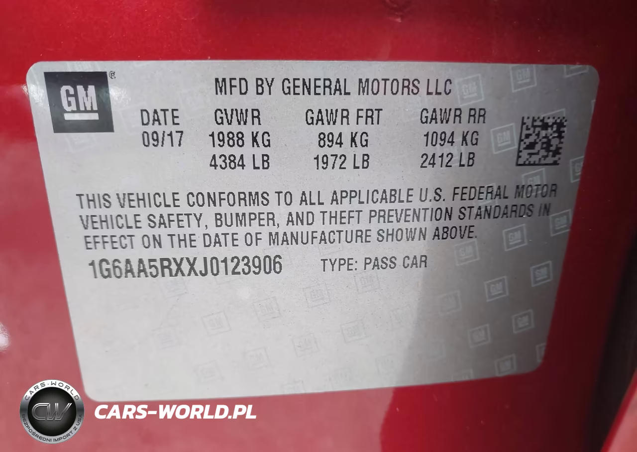 2018 Cadillac Ats Standard VIN:1G6AA5RXXJ0123906 - 9