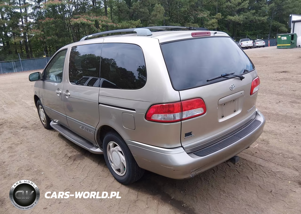 2001 Toyota Sienna Xle VIN:4T3ZF13C51U387207 - 3