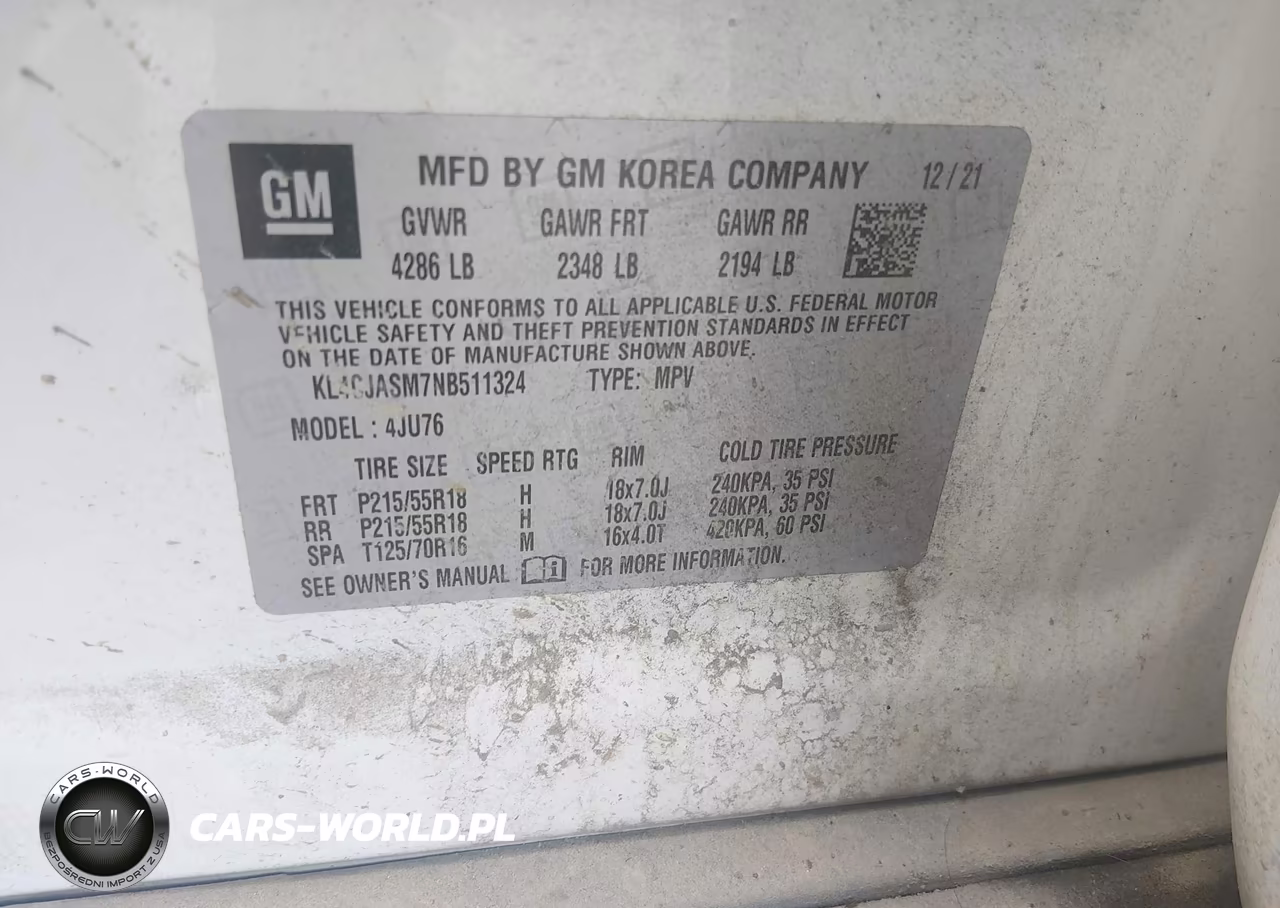 2022 Buick Encore Fwd Preferred VIN:KL4CJASM7NB511324 - 9