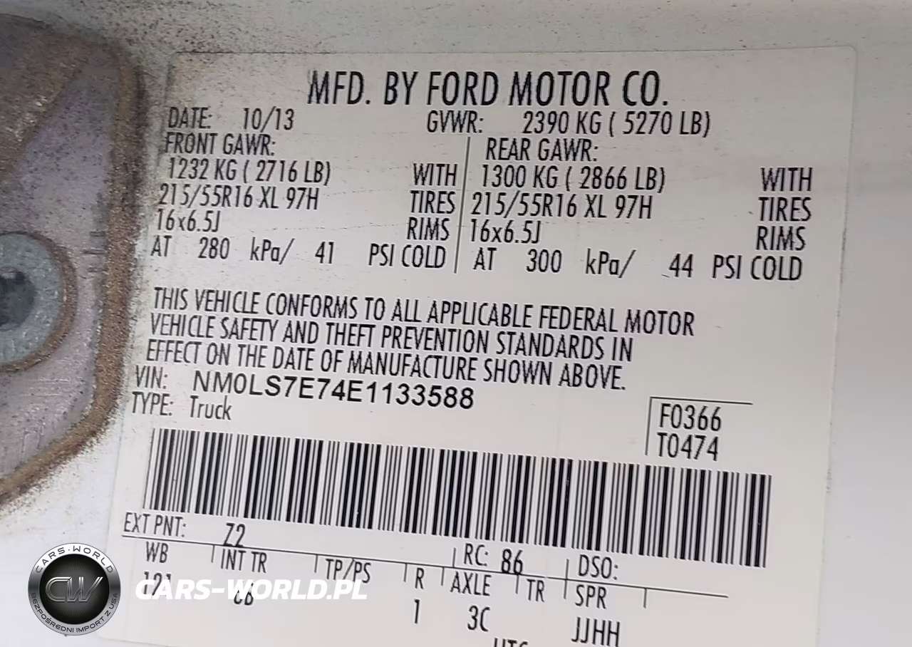 2014 Ford Transit Connect Xl VIN:NM0LS7E74E1133588 - 9