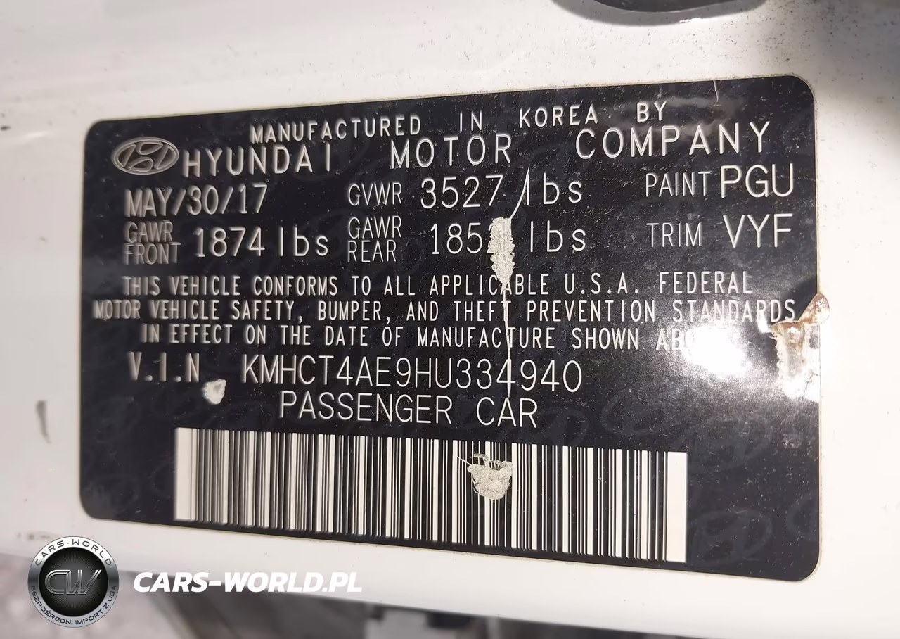 2017 Hyundai Accent Value Edition VIN:KMHCT4AE9HU334940 - 9