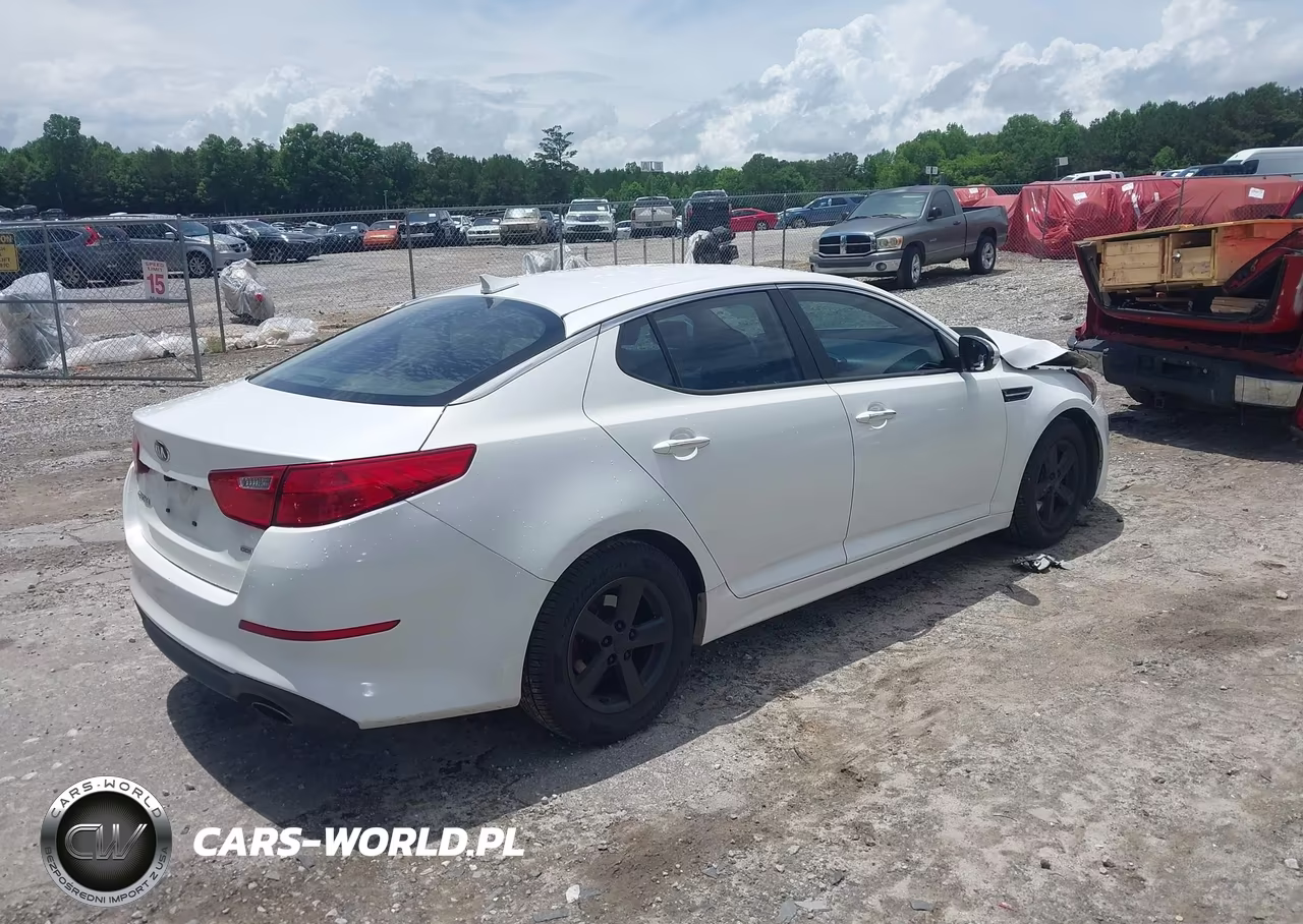 2015 Kia Optima Lx VIN:KNAGM4A73F5558956 - 4