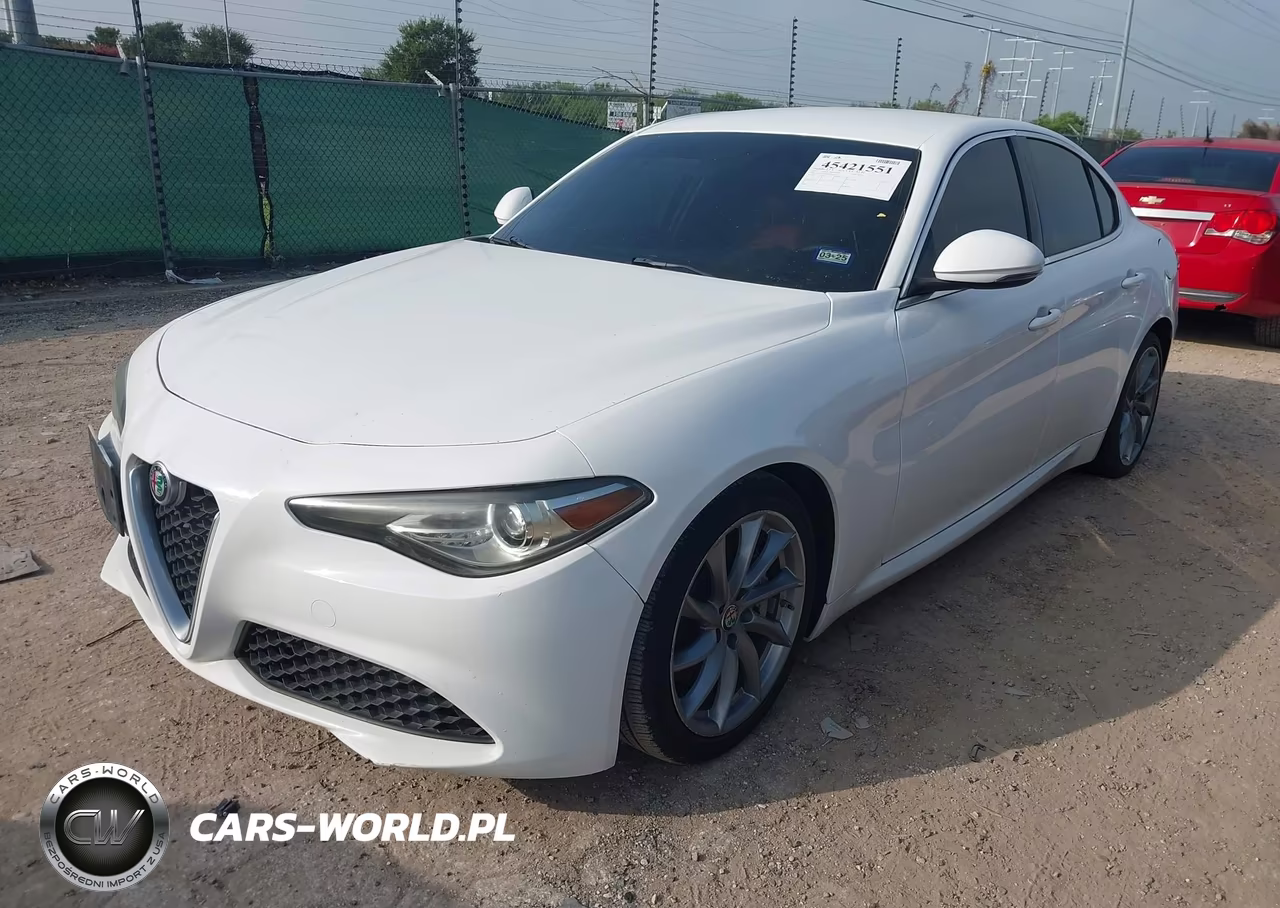 2017 Alfa Romeo Giulia Rwd VIN:ZARFAEBN6H7551894 - 2