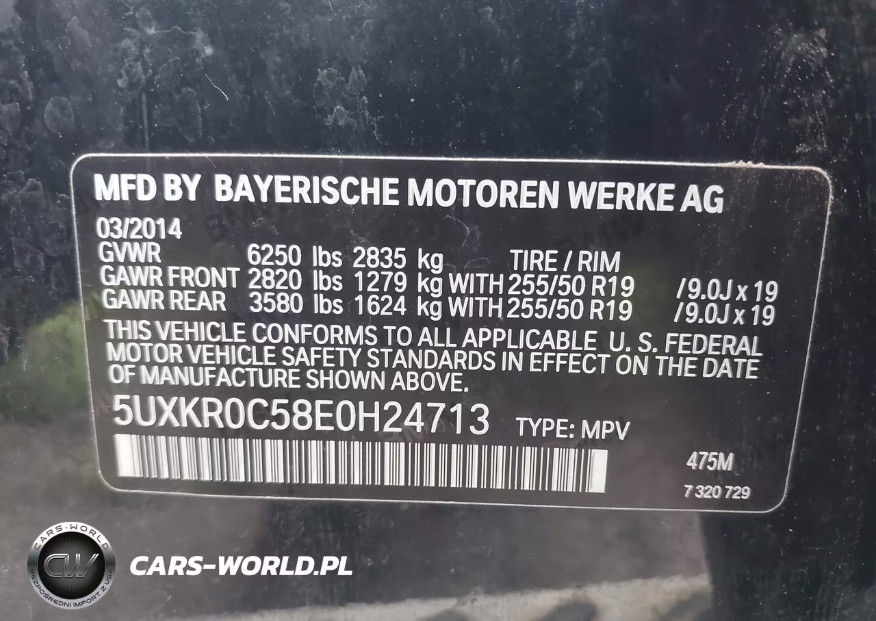 2014 BMW X5 xDrive35I VIN:5UXKR0C58E0H24713 - 9