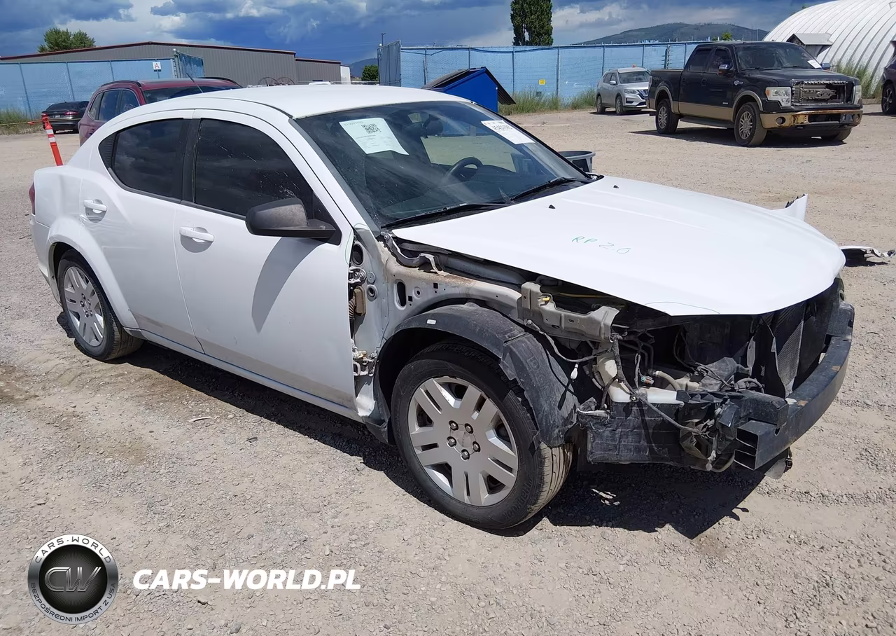 2013 Dodge Avenger Se VIN:1C3CDZAB8DN530929 - 1