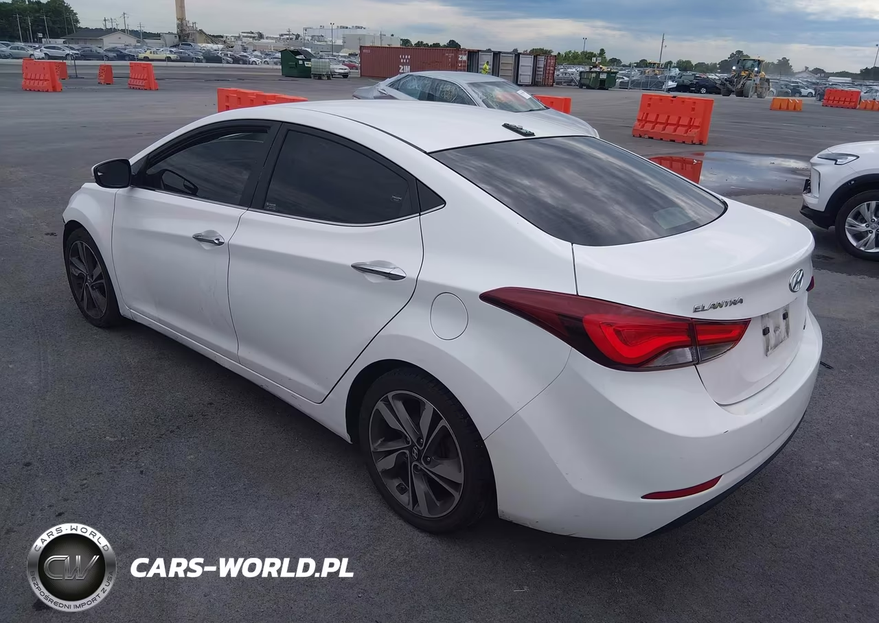 2014 Hyundai Elantra Limited VIN:5NPDH4AE1EH475551 - 3