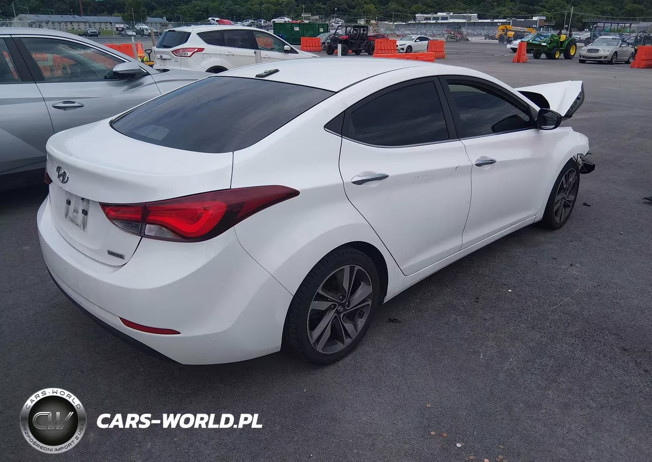 2014 Hyundai Elantra Limited VIN:5NPDH4AE1EH475551 - 4