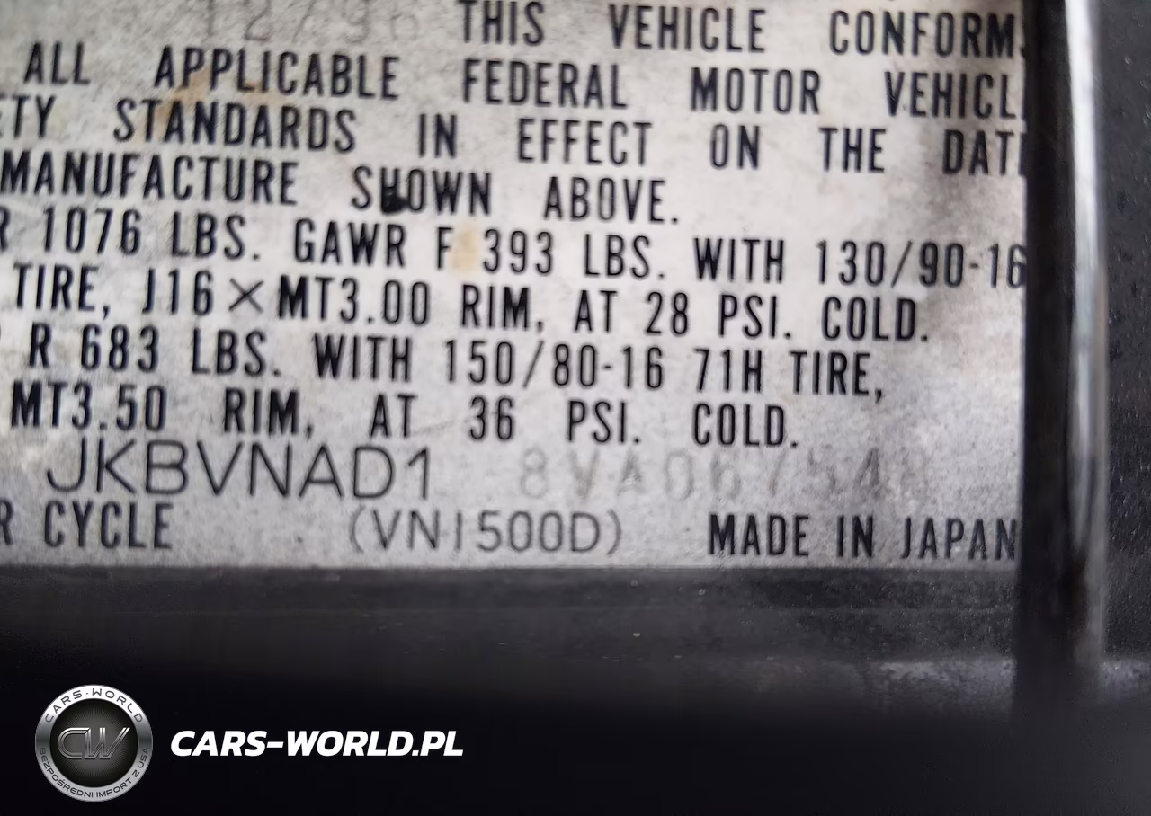 1997 Kawasaki Vn1500 D VIN:JKBVNAD18VA067548 - 14
