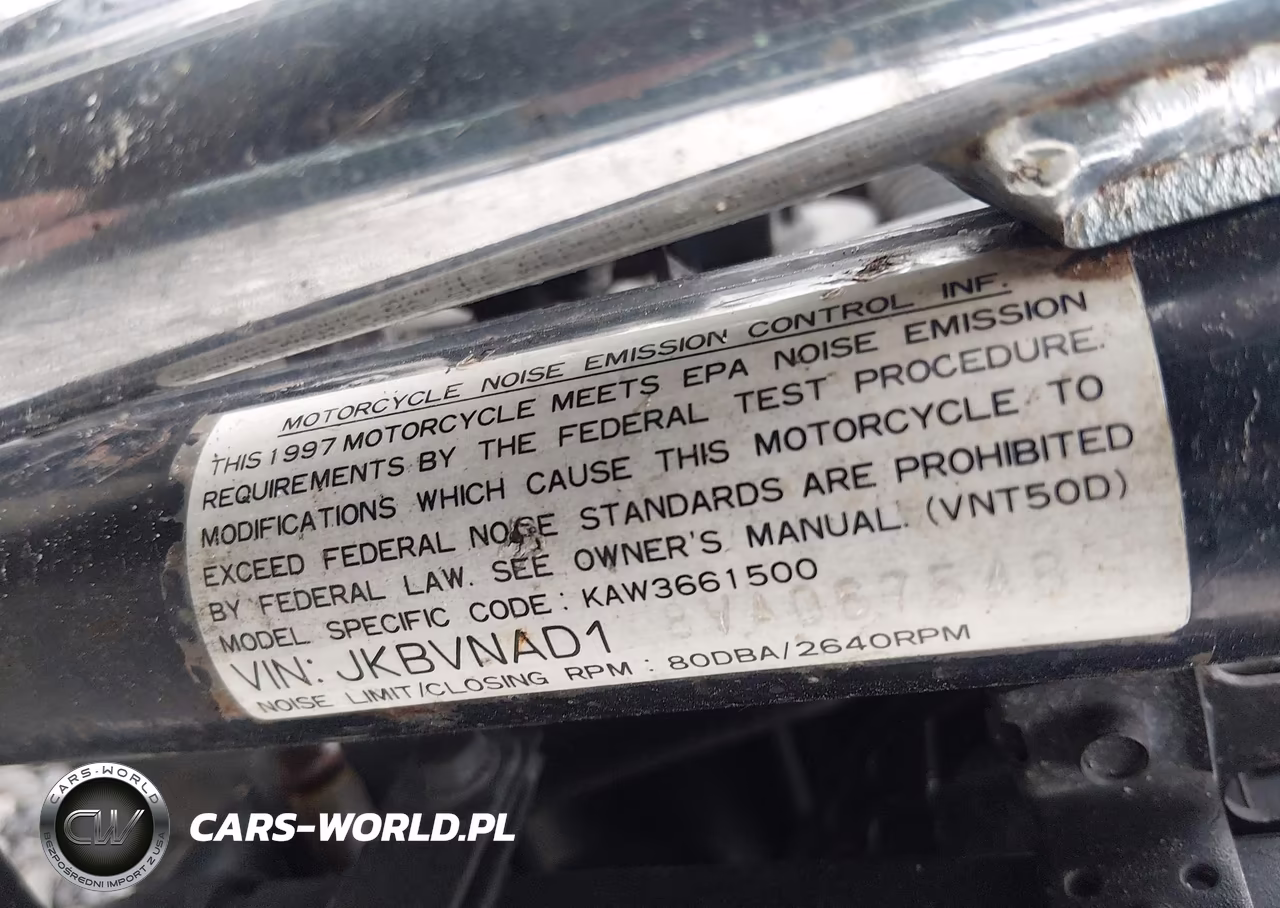 1997 Kawasaki Vn1500 D VIN:JKBVNAD18VA067548 - 15