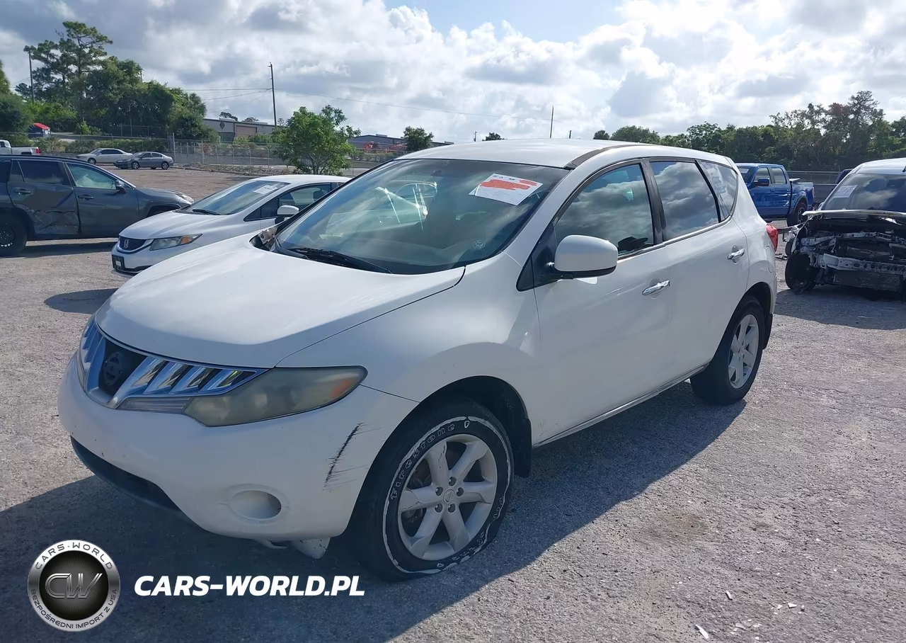 2009 Nissan Murano S VIN:JN8AZ18U99W100135 - 2
