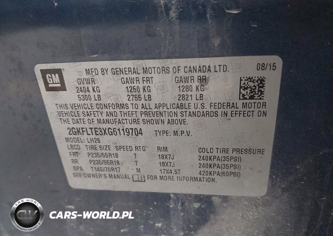 2016 GMC Terrain Sle-2 VIN:2GKFLTE3XG6119704 - 9