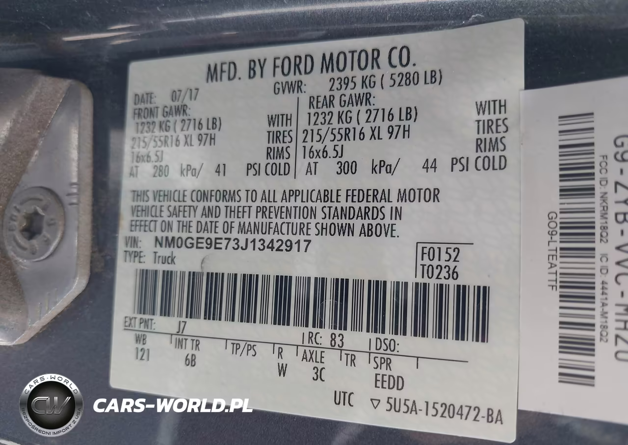 2018 Ford Transit Connect Xl VIN:NM0GE9E73J1342917 - 9