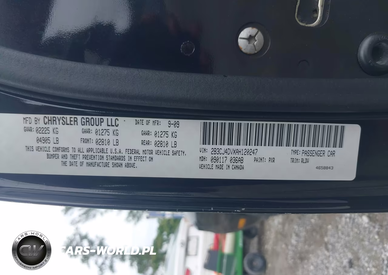 2010 Dodge Challenger Se VIN:2B3CJ4DVXAH120247 - 9