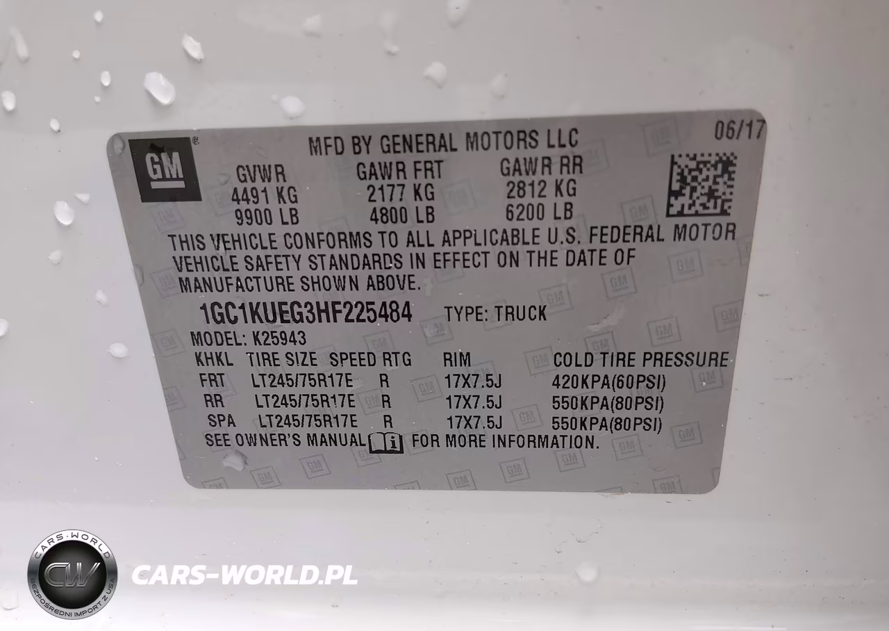 2017 Chevrolet Silverado 2500Hd Work Truck VIN:1GC1KUEG3HF225484 - 9