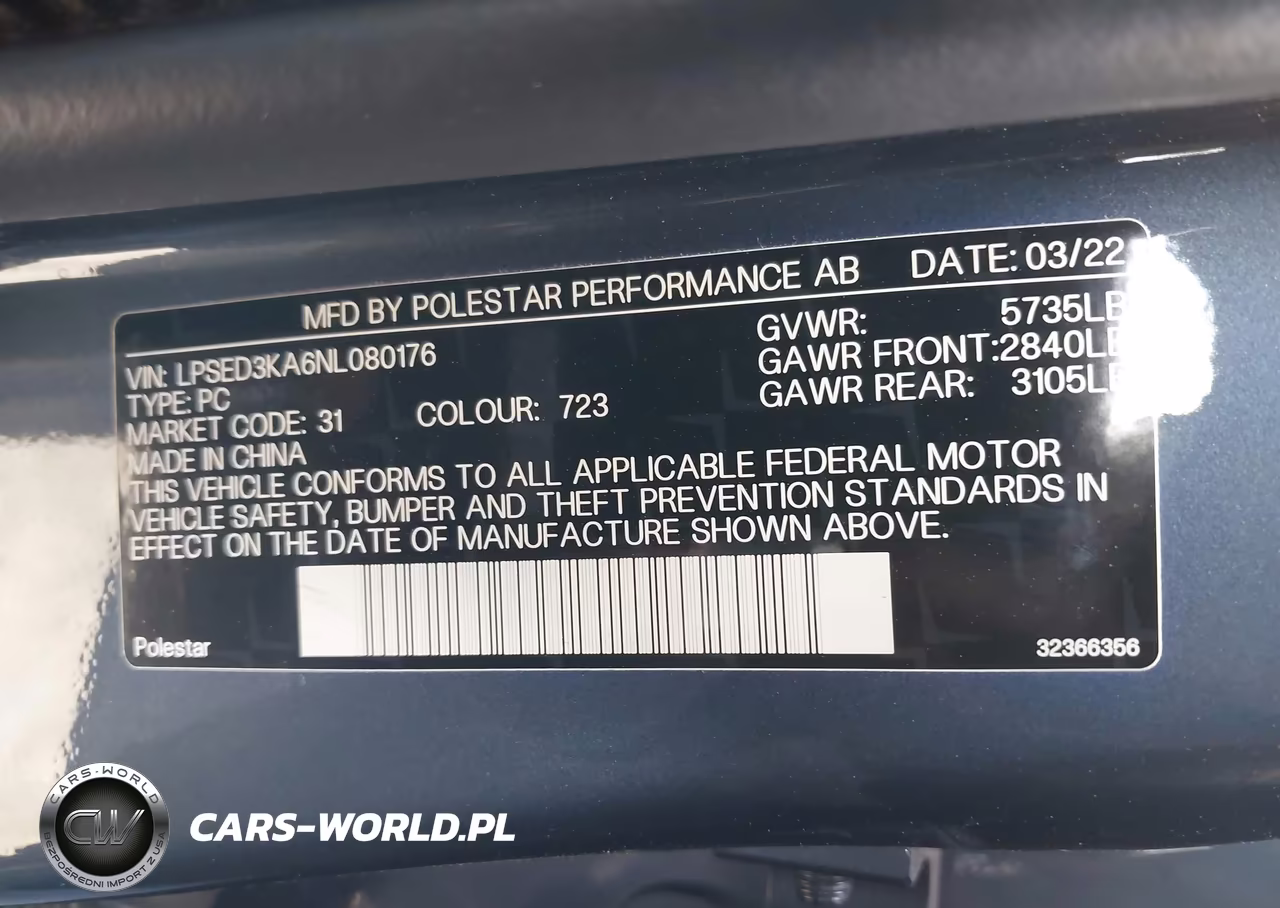 2022 Polestar 2 Long Range Dual Motor VIN:LPSED3KA6NL080176 - 9
