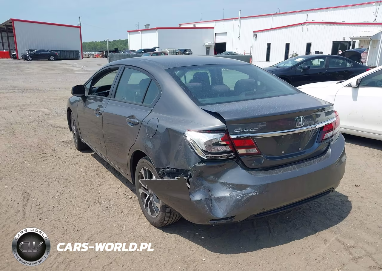 2013 Honda Civic Ex VIN:2HGFB2F89DH502571 - 3