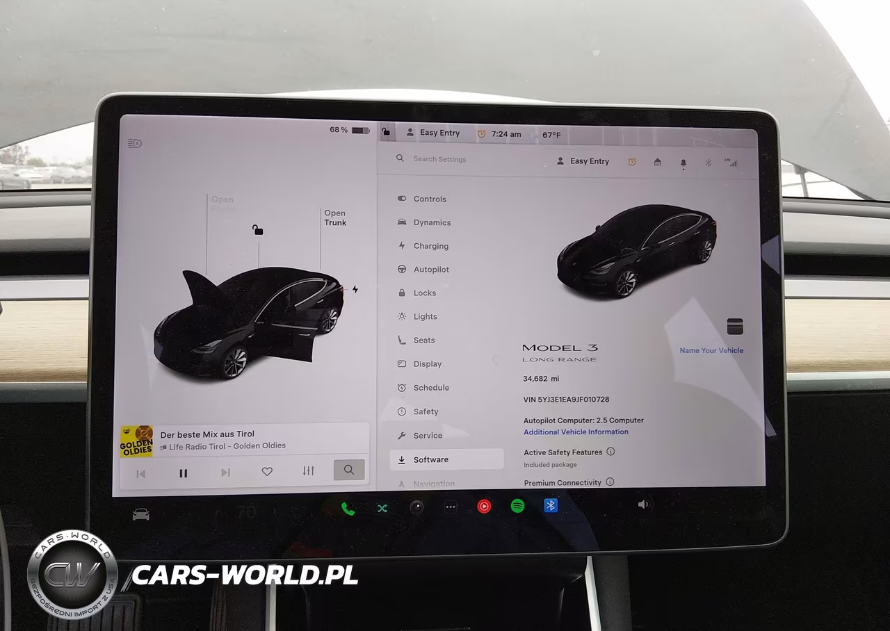 2018 Tesla Model 3 Long Range-Mid Range VIN:5YJ3E1EA9JF010728 - 7